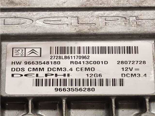 Foto 2ª: Centralita Motor ECU Peugeot 407 2.0 HDI 135 [RHR (DW10BTED4)]