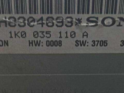 Foto 3ª: Sistema Audio Radio CD Volkswagen Tiguan 2.0 TDI 4MOTION (2007)