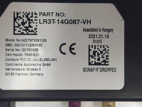 Foto 3ª: Centralita Motor ECU Ford Ranger DOBLE CABINA 4X4 XLT LIMITED (2011)