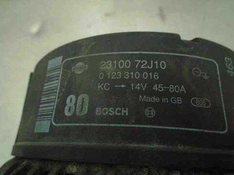 Foto 2ª: Alternador Nissan Primera BERLINA 99CV 73KW [SR20DE] (1995)