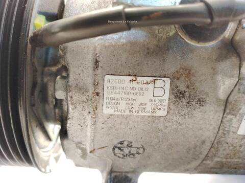 Foto 2ª: Compresor Aire Acondicionado Nissan Qashqai 1.2 DIG-T [HRA2DDT] (2013)