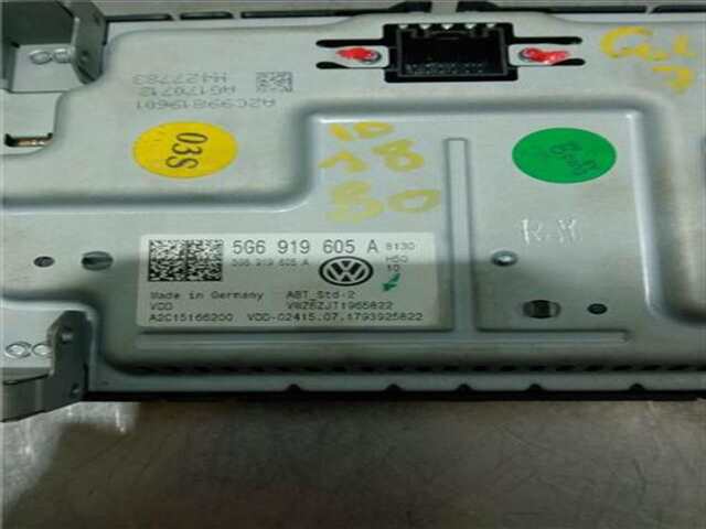 Foto 3ª: Pantalla Multifuncion Volkswagen Golf 2.0 GTI BMT/START-STOPP [2.0 LTR. - 169 KW 16V T FSI] [CHHA]