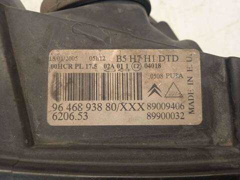 Foto 2ª: Faro Derecho Citroen C4 1.6 16V HDI FAP COUPE 109CV 80KW [9HY] (2005)