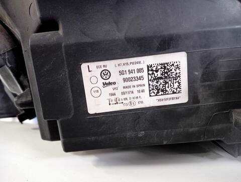 Foto 3ª: Faro Izquierdo Volkswagen Golf 1.6 TDI DPF 105CV (2013)