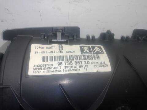 Foto 3ª: Pantalla Multifuncion Peugeot 3008 2.0 HDI 150 - BLUEHDI 150 150CV 110KW [RHE] (2010)