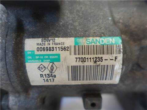 Foto 3ª: Compresor Aire Acondicionado Renault Kangoo 1.9 DCI 4X4 84CV 62KW [D-F9Q 37] (2006)