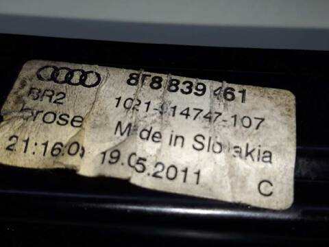 Foto 3ª: Elevalunas Manual Trasero Izquierdo Audi A5 2.0 TDI 105KW) 143CV [CAGA] (2011)