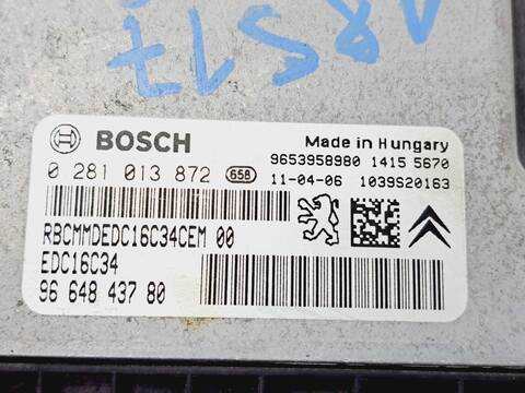 Foto 2ª: Centralita Motor ECU Citroen Berlingo 1.6 16V HDI 75CV 55KW [9HT] (2011)
