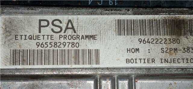 Centralita Motor ECU Citroen C3 1.4