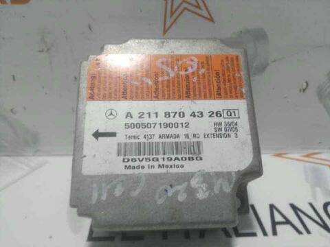 Foto 2ª: Centralita Airbag Mercedes Clase E 180 BERLINA 224CV 165KW (2002)