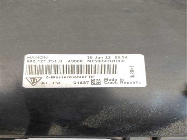 Foto 2ª: Radiador Motor Porsche 718 350 CV 257KW [DNZA DNZ] (2022)