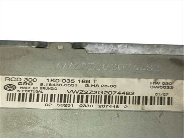 Foto 3ª: Sistema Audio Radio CD Volkswagen Golf 1.9 TDI (2003)