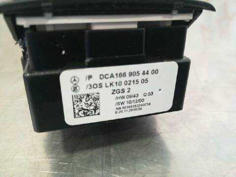 Foto 3ª: Botonera Elevalunas Mercedes Clase A 140 A 180 CDI BLUEEFFICIENCY 176.012) 109CV 80KW [K9K] (2016)