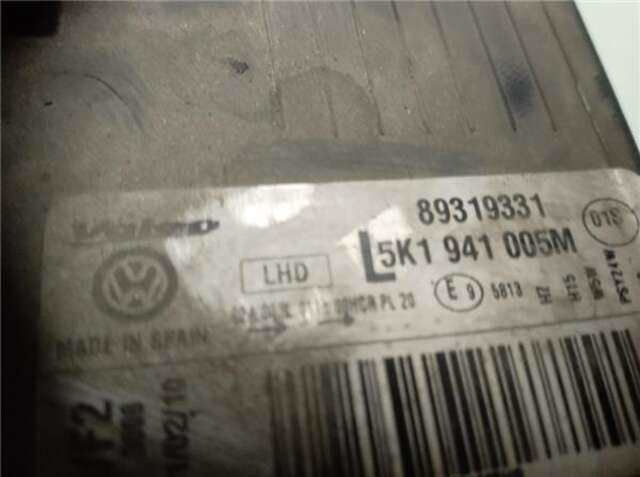 Foto 3ª: Faro Izquierdo Volkswagen Golf 2.0 ADVANCE [2.0 LTR. - 103 KW TDI] [CFFB]