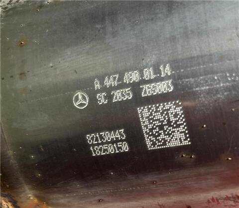 Foto 3ª: Tubo de Escape Mercedes Vito 109/111 CDI WORKER COMPACTA CDI CAT 114CV 84KW FURGON [R9M 503] (2018)