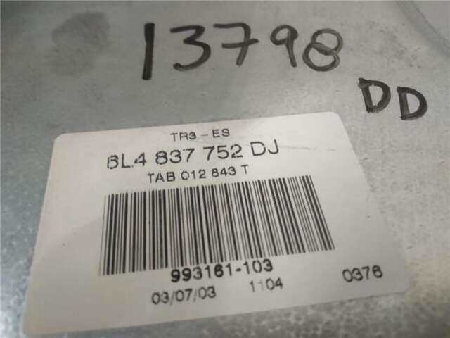 Foto 3ª: Elevalunas Eléctrico Delantero Derecho Seat Ibiza 1.9 TDI [ATD]