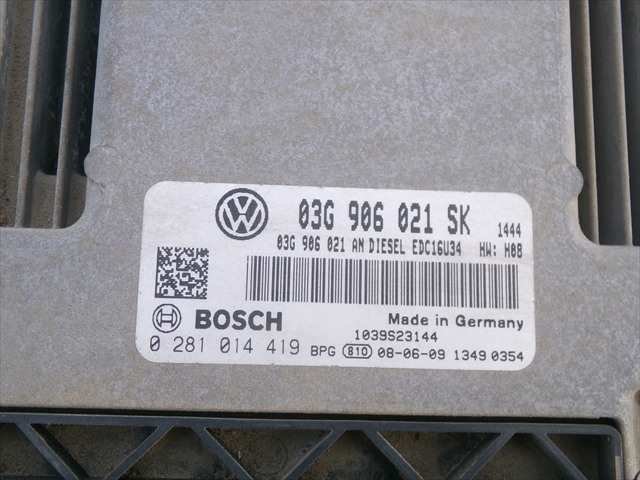 Foto 3ª: Centralita Motor ECU Seat Altea 1.9 TDI 2005-2013 [BXE] (2008)