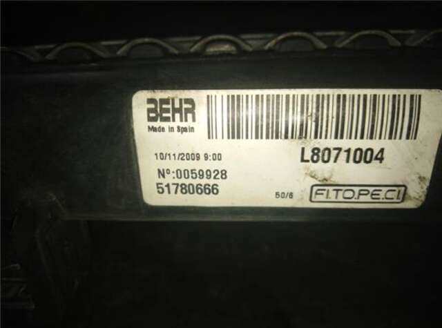 Foto 2ª: Radiador Motor Citroen Nemo 1.4 HDI (2008 _) [8HS (DV4TD)]