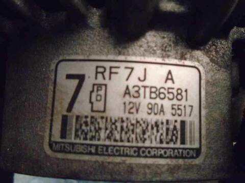 Foto 4ª: Alternador Mazda 6 2.0 DIESEL CAT BERLINA 121CV 89KW [RF] (2005)