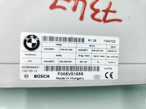 Foto 3ª: Centralita Motor ECU Bmw Serie 3 315 330D XDRIVE 258CV 190KW [N57D30A] (2012)