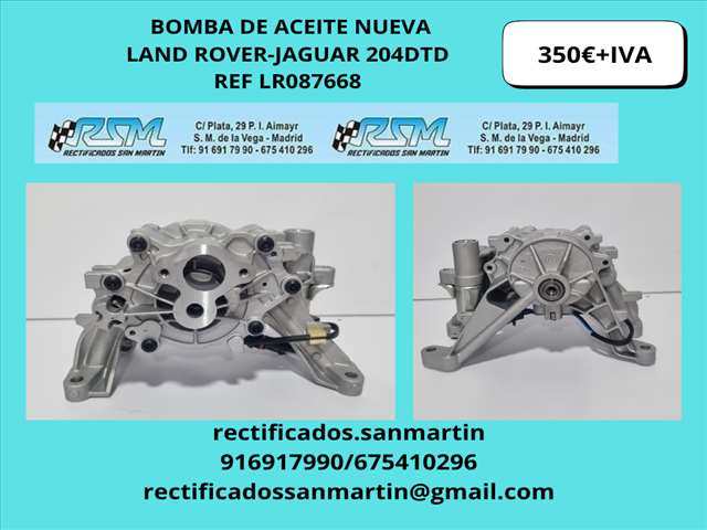 Foto 1ª: Bomba de Aceite Land Rover Discovery DIESEL JAGUAR [204DTD]