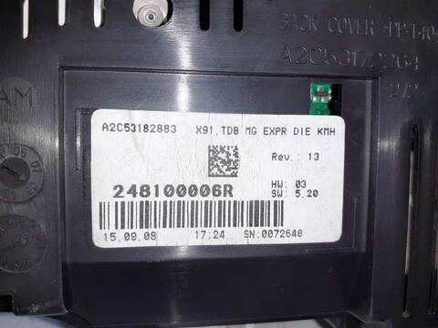 Foto 3ª: Cuadro de Instrumentos Renault Laguna BASE COUPE 150CV 110KW [M9RN7] (2008)