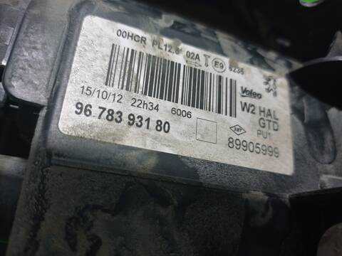 Foto 3ª: Faro Izquierdo Peugeot 508 ACTIVE 140CV 103KW [8DRHF8] (2012)