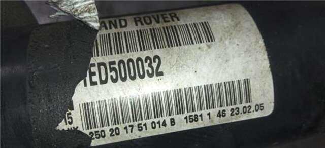 Transmision Delantera Izquierda Land Rover Range 4.4 V8 HSE [4.4 LTR. - 210 KW V8 CAT]