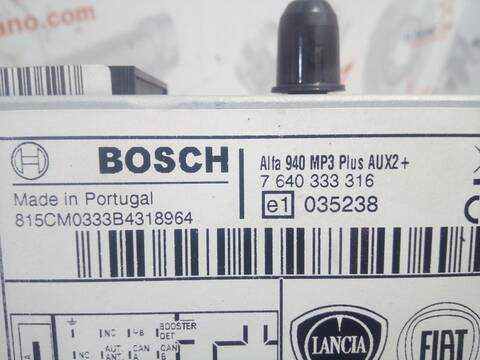 Foto 2ª: Sistema Audio Radio CD Alfa Romeo Giulietta DISTINCTIVE 105CV 77KW [940A3000] (2011)