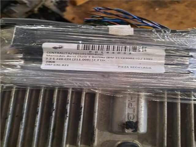 Centralita Motor ECU Mercedes Clase E 180 2.2 E 220 CDI (211.008) [2.2 LTR. - 125 KW CDI CAT]