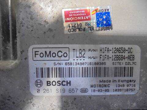 Foto 2ª: Centralita Motor ECU Ford Focus TREND 101CV 74KW [M2DC] (2018)