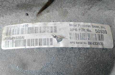 Foto 3ª: Caja Cambios Chrysler Voyager ENJ (2006)