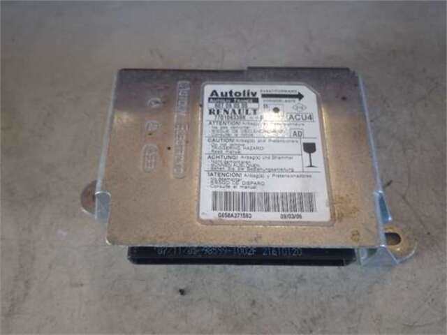 Centralita Airbag Renault Megane 1.9 CONFORT AUTHENTIQUE [1.9 LTR. - 88 KW DCI DIESEL] II BERLINA 5P (10.2002-_)