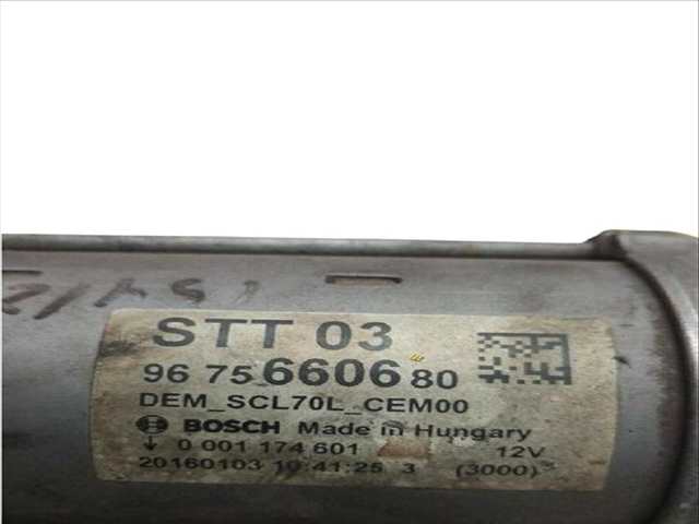 Foto 2ª: Motor de Arranque Peugeot 308 1.6 BLUEHDI 120 120CV (2014)