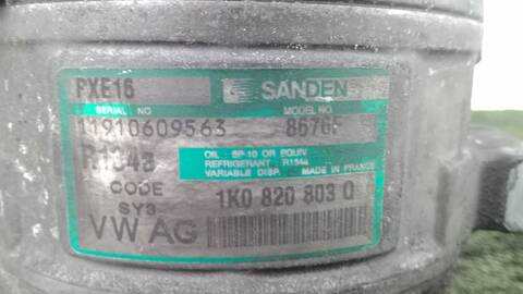 Foto 2ª: Compresor Aire Acondicionado Seat Toledo 1.9 TDI 105CV 77KW [BKC] (2005)