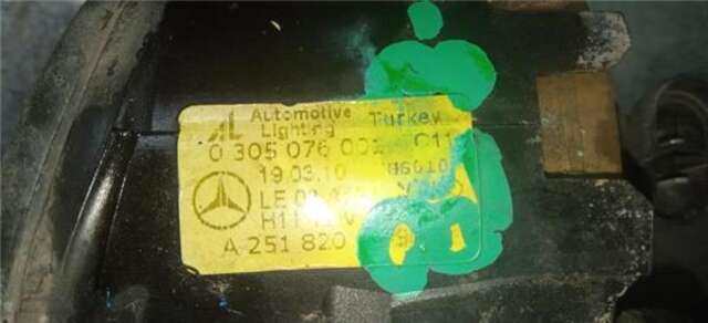 Faro Antiniebla Delantero Izquierdo Mercedes Clase C 160 2.1 C 220 CDI BLUEEFFICIENCY (204.002) [2.1 LTR. - 125 KW CDI CAT]