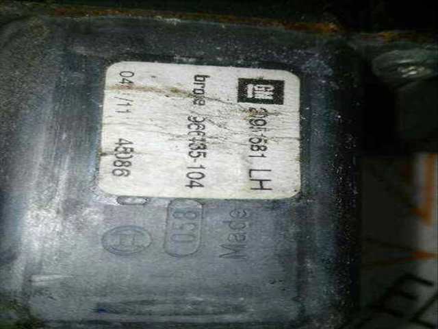 Foto 3ª: Elevalunas Eléctrico Delantero Izquierdo Opel Astra 2.0 16V CDTI 165CV 121KW [A20DTH] (2011)