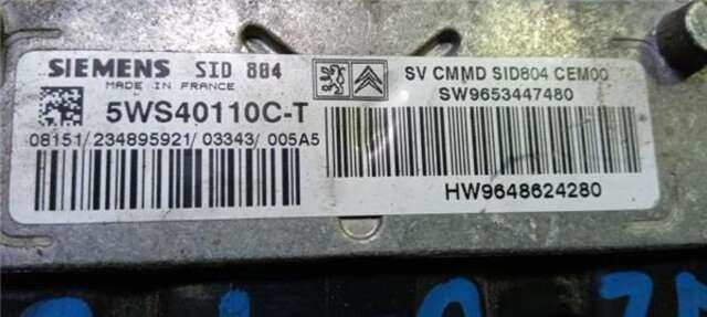Centralita Motor ECU Citroen C3 1.4 HDI
