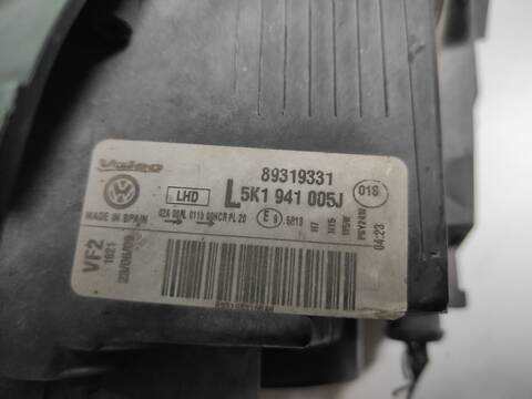 Foto 2ª: Faro Izquierdo Volkswagen Golf CBAB (2009)