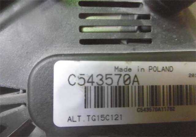 Foto 2ª: Alternador Mercedes Clase B 150 2.0 200 (245.233) [2.0 LTR. - 100 KW CAT] [M 266.960]