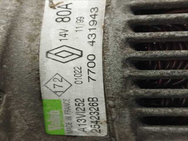 Foto 4ª: Alternador Renault Kangoo AUTHENTIQUE 64CV 47KW [F8Q P6] (2001)
