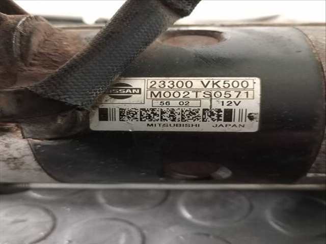 Foto 2ª: Motor de Arranque Nissan Navara 2.5 DCI DIESEL CAT 174CV (2005)