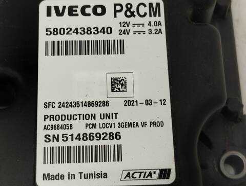 Foto 4ª: Centralita Motor ECU Iveco Camion D 35S12 [F1AGL411XE] (2021)