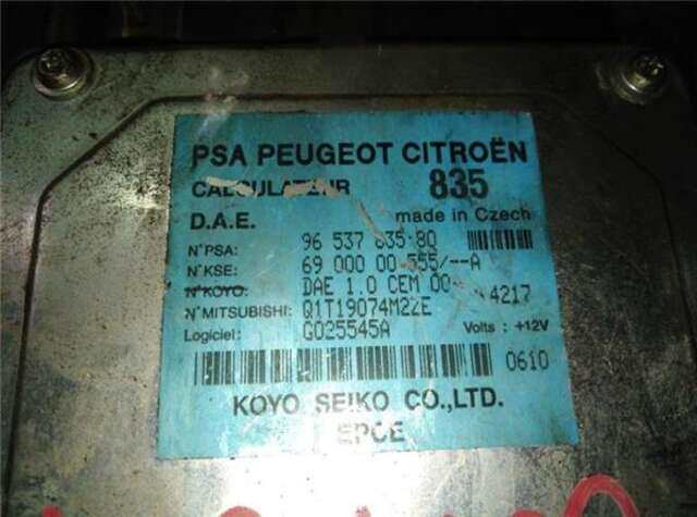 Centralita Motor ECU Citroen C3 1.4 HDI