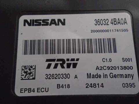 Foto 3ª: Centralita Motor ECU Nissan Qashqai 1.5 TD CAT 110CV 81KW [K9K] (2014)