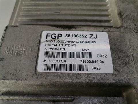 Foto 2ª: Centralita Motor ECU Opel Corsa CORSAVAN 1.3 16V CDTI CAT Z 13 DT - LN9) 69CV (2000)