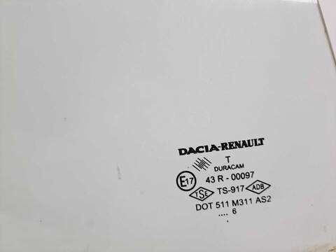 Foto 3ª: Luna Trasera Derecha Dacia Logan AMBIANCE 75CV 55KW [K7J A7] (2006)