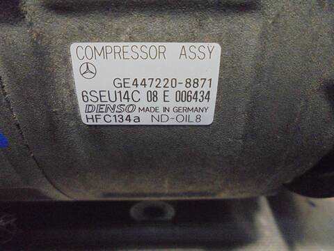Foto 3ª: Compresor Aire Acondicionado Mercedes Clase A 140 170 CDI 168.009) 95CV 70KW [668942] (2003)
