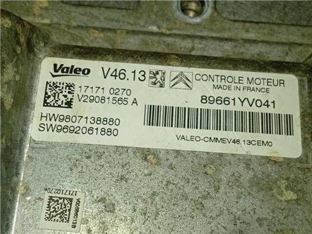 Foto 2ª: Centralita Motor ECU Citroen C1 1.2 CITY EDITION [1.2 LTR. - 60 KW 12V VTI - PURETECH] [HMT]