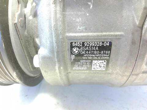 Foto 2ª: Compresor Aire Acondicionado Bmw Serie 3 315 318 D [B47 D20 A] (2012)